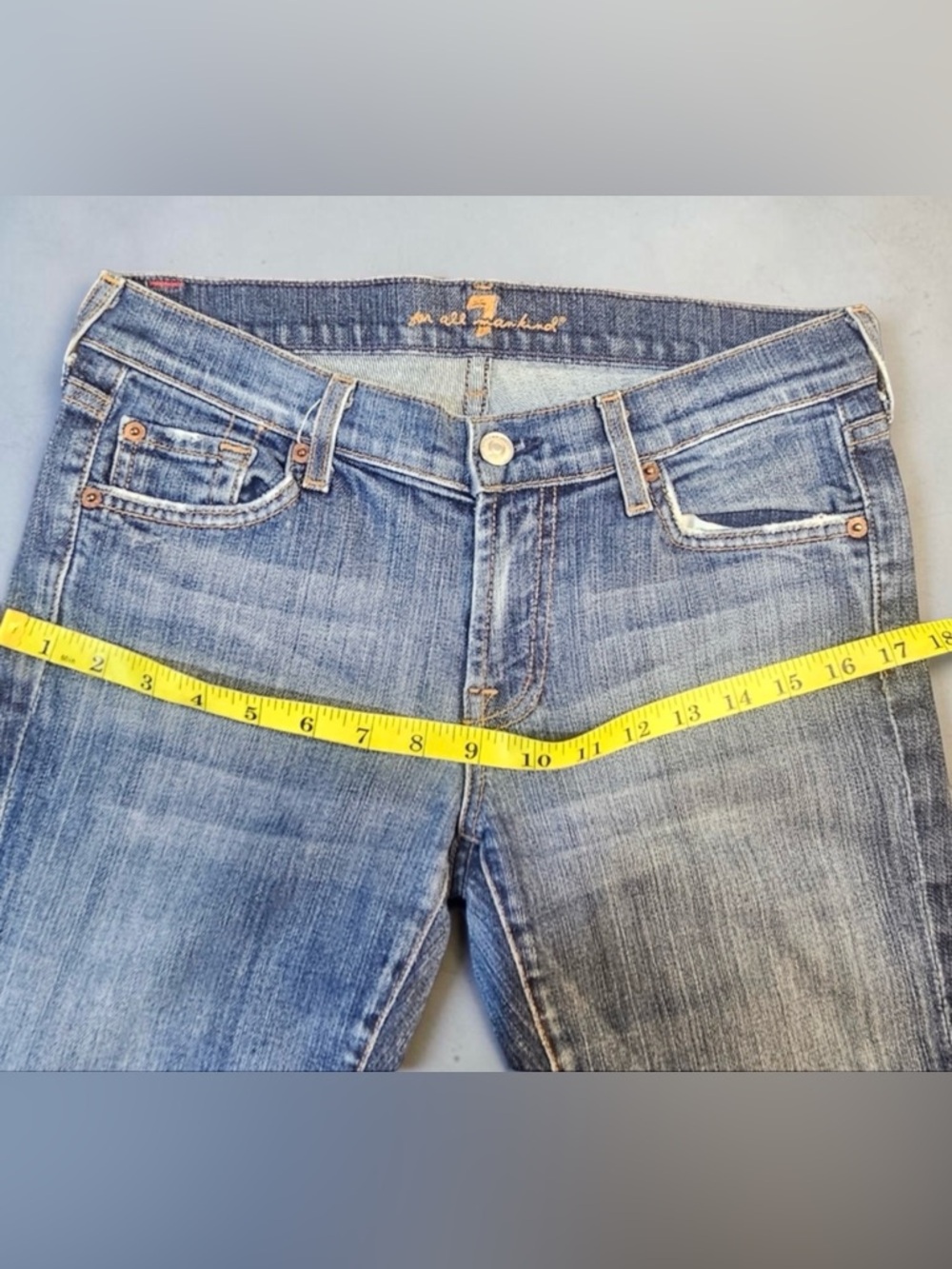 Seven for all Mankind Se7en Seven7 Bootcut Boot Cut Jeans Size 28 - Picture 7 of 11